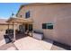 Relaxing outdoor living space with covered patio and comfortable seating at 5744 E Jacaranda St, Mesa, AZ 85205
