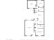Detailed floor plan showcasing the layout of the home's rooms and living spaces at 5813 W Gelding Dr, Glendale, AZ 85306