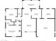 Floorplan depicting layout of bedrooms, bathrooms, living room, kitchen, laundry, screened porch and garage at 6263 E Duncan St, Mesa, AZ 85205