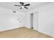 Bedroom featuring a ceiling fan, natural light and a closet at 7137 N 22Nd Dr, Phoenix, AZ 85021