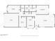 This floor plan showcases the layout of the home, including the living room, kitchen, bedrooms, and garage at 1048 N Arroya --, Mesa, AZ 85205