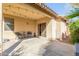 Cozy covered patio with comfortable seating, ideal for enjoying the outdoors in style at 12910 W Glenrosa Dr, Litchfield Park, AZ 85340