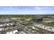 A high aerial view of Gilbert, Arizona buildings and streets with cars and traffic at 190 E Tremaine Ave, Gilbert, AZ 85234