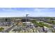 Aerial view of downtown Gilbert, Arizona, featuring the iconic Gilbert water tower at 190 E Tremaine Ave, Gilbert, AZ 85234