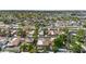 Expansive aerial view of the neighborhood with tree-lined streets, sidewalks and single Gathering homes at 190 E Tremaine Ave, Gilbert, AZ 85234