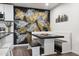 Charming dining area featuring a cozy nook, unique wall decorations, and a stylish table setting at 3814 N 36Th St, Phoenix, AZ 85018