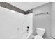 Bright bathroom with decorative tile and shower-tub combination at 3825 E Camelback Rd # 182, Phoenix, AZ 85018