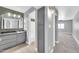 Nicely updated bathroom located between the living area and main bedroom at 3825 E Camelback Rd # 182, Phoenix, AZ 85018