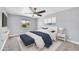 Stylized bedroom showcases a modern design with neutral walls and elegant furnishings at 3825 E Camelback Rd # 182, Phoenix, AZ 85018