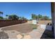 Spacious backyard with brick perimeter wall, ready for your landscaping dreams at 3897 E Douglas Loop, Gilbert, AZ 85234