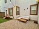 Inviting backyard featuring pavers, a comfortable outdoor sofa, and charming string lights creating a warm atmosphere at 4332 E Oakland St, Gilbert, AZ 85295