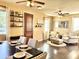 Inviting dining area featuring stylish decor, elegant furniture, and hardwood floors at 4332 E Oakland St, Gilbert, AZ 85295