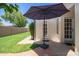 Enjoy outdoor living on the patio next to green backyard and close to exterior door at 4710 N 33Rd Pl, Phoenix, AZ 85018