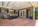 A covered patio with outdoor furniture and a view of the backyard at 4710 N 33Rd Pl, Phoenix, AZ 85018