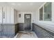 Close-up of the home's front entrance and stylish door at 1066 E 7Th Pl, Mesa, AZ 85203