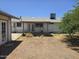 Backyard featuring open space, a picnic table, and access to the home at 1843 S Papago Dr, Apache Junction, AZ 85120