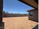 Large backyard with block wall, providing plenty of space for outdoor activities and landscaping at 18941 W Monterosa St, Litchfield Park, AZ 85340