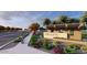 Welcome to Enclave, a beautiful community entrance with lush landscaping and a welcoming sign at 18941 W Monterosa St, Litchfield Park, AZ 85340