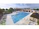 Stunning view of the community pool and recreational area, perfect for Gathering fun and outdoor enjoyment at 18941 W Monterosa St, Litchfield Park, AZ 85340
