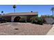 Beautiful single-story home with low maintenance desert landscaping and palm trees at 2719 W Carter Dr, Tempe, AZ 85282