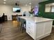 Bright kitchen with a large island, stainless steel appliances, and seating at 2719 W Carter Dr, Tempe, AZ 85282