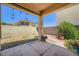 Covered patio is the perfect place to relax outdoors at 2729 N Kenton St, Mesa, AZ 85215