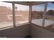 Enclosed patio offers outdoor views, enhancing the living space with natural light and scenery at 413 E Bruce Ave # D, Gilbert, AZ 85234