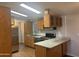 Functional kitchen featuring stainless steel appliances and sleek countertops for modern meal preparation at 5933 E Main St # 1, Mesa, AZ 85206