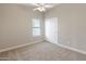 Bright bedroom has neutral walls, carpet, closet and a window at 1073 N 159Th Dr, Goodyear, AZ 85338