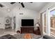 Bright living room with large windows, modern decor, and wood-look flooring at 10830 N 11Th St, Phoenix, AZ 85020