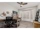 Office space with natural lighting from bay windows and built-in desk at 10830 N 11Th St, Phoenix, AZ 85020