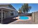 Enjoy the backyard with a pool and ample space at 11342 W Barbara Ave, Peoria, AZ 85345