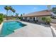 Inviting pool area with a spacious patio, perfect for outdoor relaxation and entertaining guests in a backyard oasis at 12222 N 74Th St, Scottsdale, AZ 85260