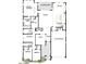 Detailed floor plan layout showcasing the home's bedrooms, bathrooms, kitchen, and living spaces at 12323 W Luxton Ln, Avondale, AZ 85323
