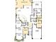Detailed floor plan showcasing the layout of the home with bedrooms, bathrooms, and living areas at 12324 W Parkway Ln, Avondale, AZ 85323