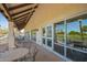 Inviting patio with comfortable seating, ideal for relaxing and enjoying views of the community at 160 Leisure World -- # 160, Mesa, AZ 85206