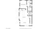 Detailed floorplan showcasing layout of the second floor including kitchen, dining, living, and primary bedroom at 1713 E Bridgeport Pkwy, Gilbert, AZ 85295