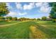 Community common area with a large grassy field and trees at 20269 E Hummingbird Dr, Queen Creek, AZ 85142