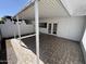 This back patio has a white awning and tile floor at 4849 W Northern Ave, Glendale, AZ 85301