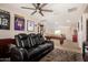Bright game room with a pool table, creating an inviting space for relaxation and recreation at 5235 S Dante --, Mesa, AZ 85212
