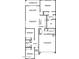 Detailed floor plan showcasing the layout of this 3 bedroom, 2 bath home with 2 car garage at 8516 W Clemente Way, Florence, AZ 85132