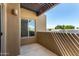 Private balcony offers fresh air and shade with partial views at 11260 N 92Nd St # 2102, Scottsdale, AZ 85260