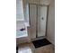 This glass enclosed shower has a chrome faucet and a shower-head at 11959 W Pierce St, Avondale, AZ 85323