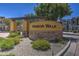 Exterior view of the Arbor Walk community sign with landscaping at 134 W Campbell Ct, Gilbert, AZ 85233