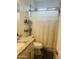 The bathroom features granite countertops, tile flooring, and a shower-tub combo at 13819 E Cavalry Dr, Scottsdale, AZ 85262