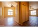Spacious bedroom with hardwood floors, ceiling fan, and natural light with a closet to the right at 20443 N 39Th Dr, Glendale, AZ 85308