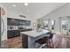 Bright kitchen boasts sleek countertops, modern appliances, and an island with seating at 3123 E Buena Vista Dr, Chandler, AZ 85249