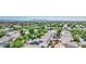 Wide aerial view of the neighborhood showcasing the community layout, tree-lined streets, and well-spaced homes at 4169 E Jasper Dr, Gilbert, AZ 85296