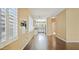 Inviting open-concept living area boasting rich hardwood floors and abundant natural light at 4169 E Jasper Dr, Gilbert, AZ 85296