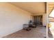Covered patio with dog kennels at 617 E Calle Adobe Ln, Goodyear, AZ 85338